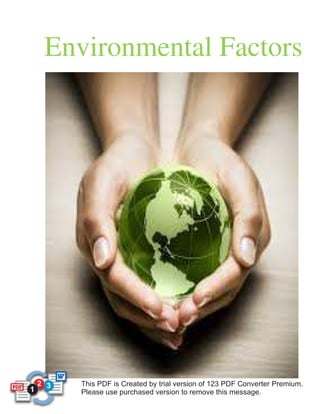 Environmental Factors 
 