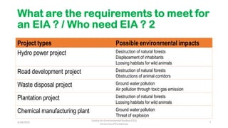 Environmental Impact Assesment EIA Presentation_20181025 | PDF