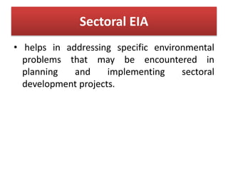 Environmental impact assessment