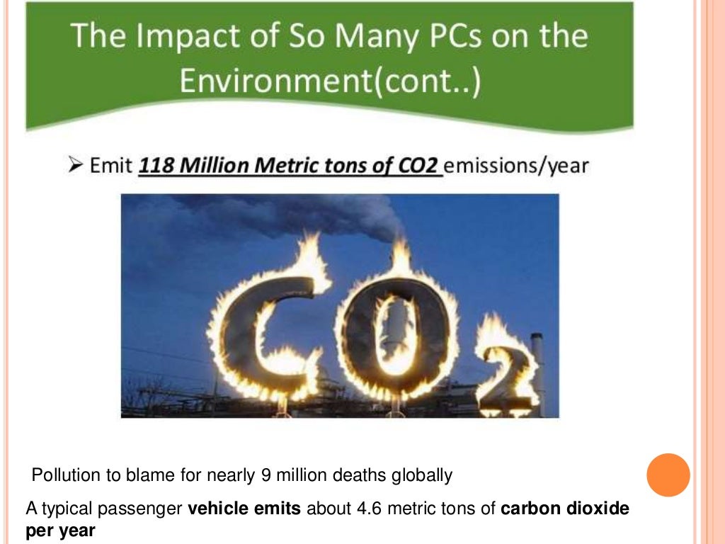 Environmental impact of thermal power plant