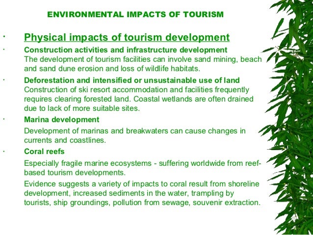 environmental impact on tourism in canada environmental impact on tourism in canada