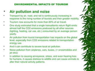 Environmental impact of tourism | PPT