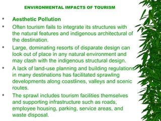 Environmental impact of tourism | PPT