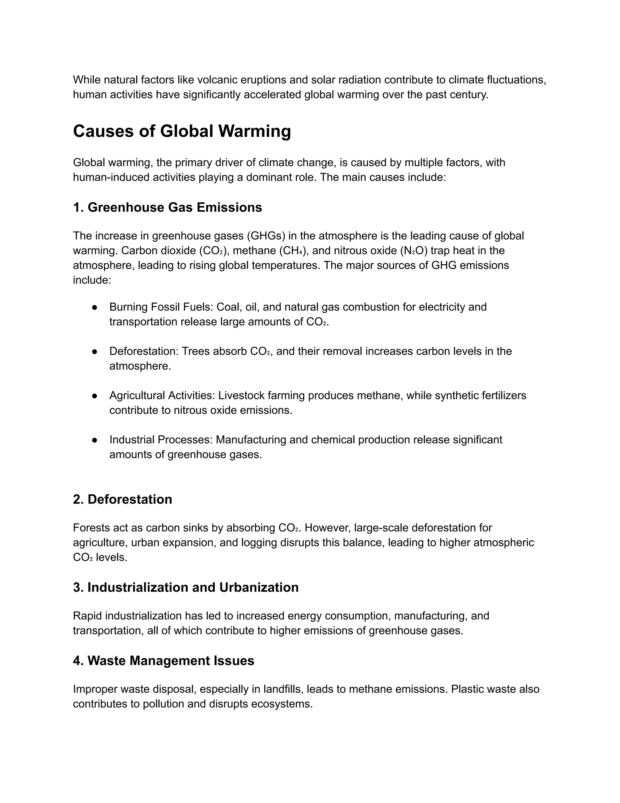 Understanding the Environmental Impacts of Climate Change | PDF