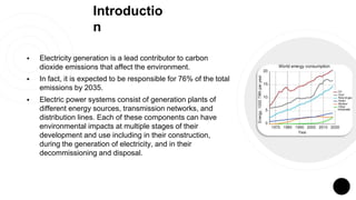 Environmental impacts of power generation | PPTX