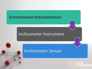 Environmental instrumentation – an overview | PPSX