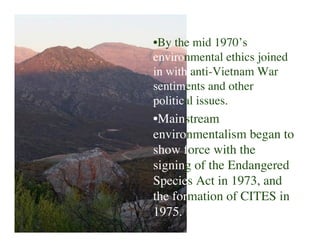 Environmentalism Presentation