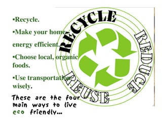 Environmentalism Presentation