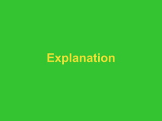 Explanation 