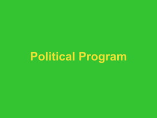 Political Program 