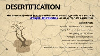 Desertification Migration Issues in the Environment for Geography 2 | PPTX