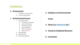 Conclusion About Invironment Issue Environmental Issues and its Solutions.pptx
