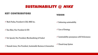 Nike Sustainability Review