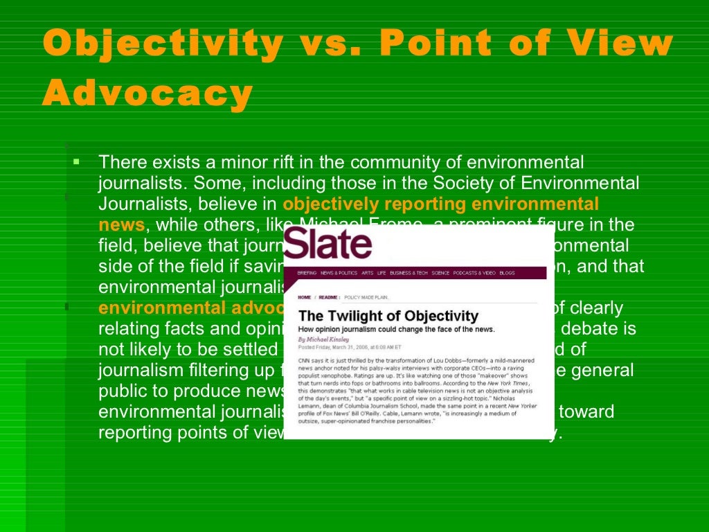 Environmental Journalism And The Law