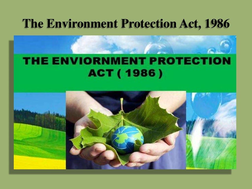 Environmental Law and Regulations I