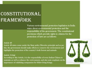 Environmental Laws in India : A brief overview | PDF