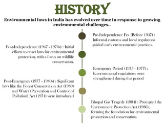 Environmental Laws in India : A brief overview | PDF