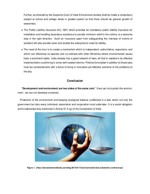 Environmental laws the indian scenario