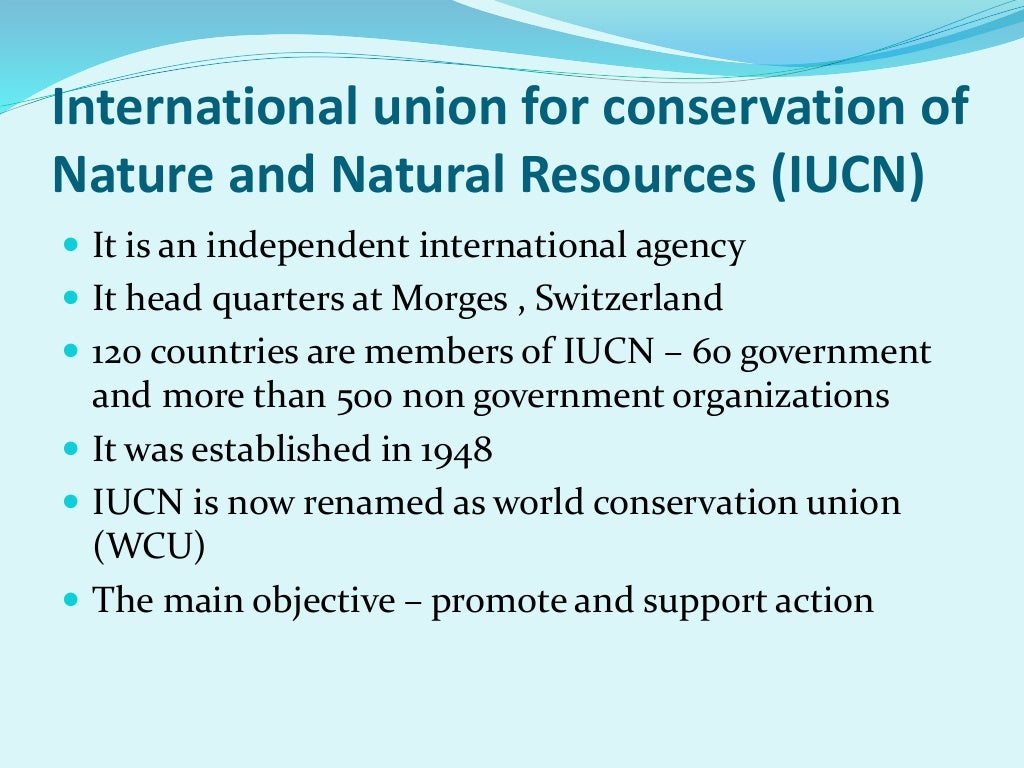 Environmental legislation