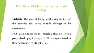 Environmental liability | PPTX