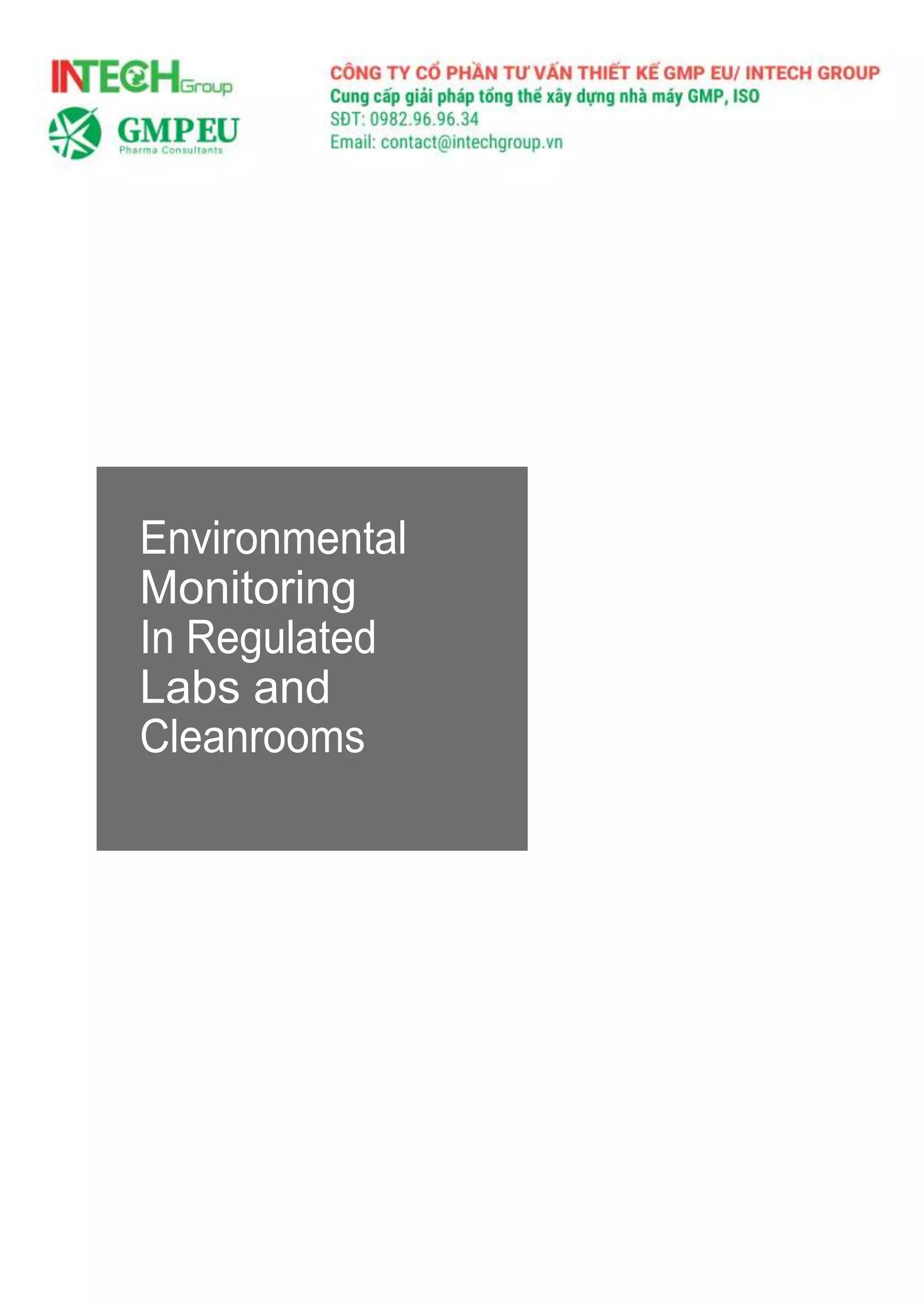 Environmental Monitoring in Regulated Labs and Cleanrooms PDF