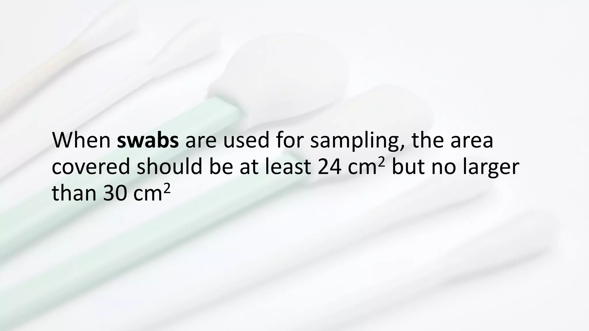 Environmental monitoring - surface sampling | PPTX