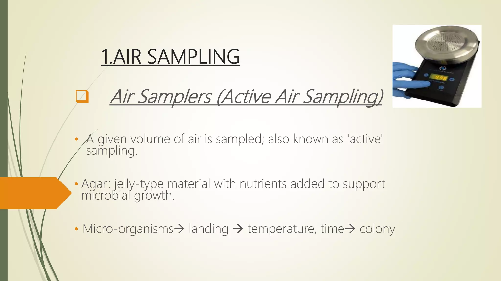 Environmental Monitoring of Clean Room PPT