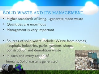 Environmental pollution