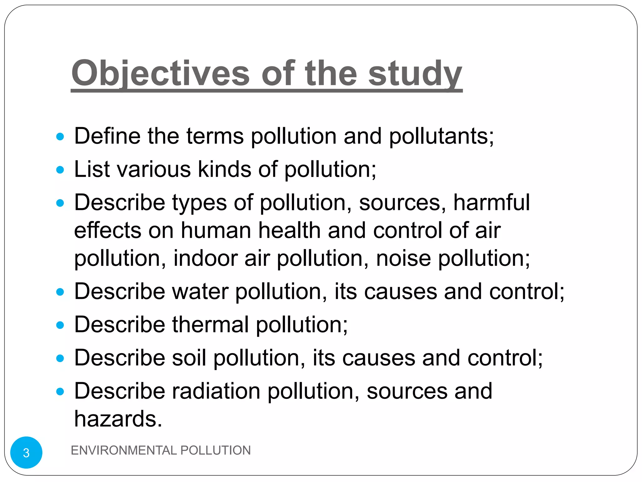 Environmental pollution | PPTX