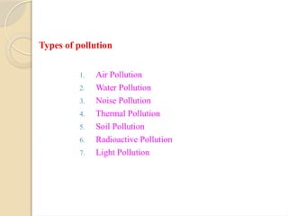Environmental Pollution PPT for College Students | PPTX