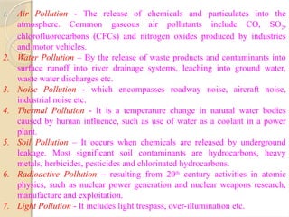 Environmental Pollution PPT for College Students | PPTX
