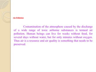 Environmental Pollution PPT for College Students | PPTX