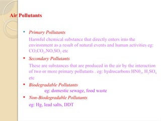 Environmental Pollution PPT for College Students | PPTX