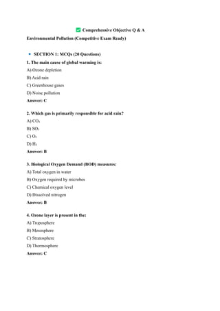 ENVIRONMENTAL POLLUTION-SOURCES, IMPACTS AND CONTROL STRATEGIES FOR ...