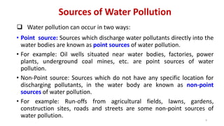 Point Source Pollution Real Example Environmental Pollution Control and magitaion | PDF