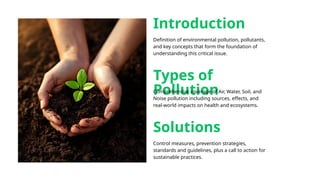 Overview Pollution Comprehensive Overview of Environmental Pollution: Types, Causes ...