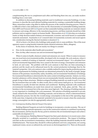 Environmental profile on building material passports for hot climates | PDF