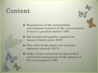 Environmental quality act 1974