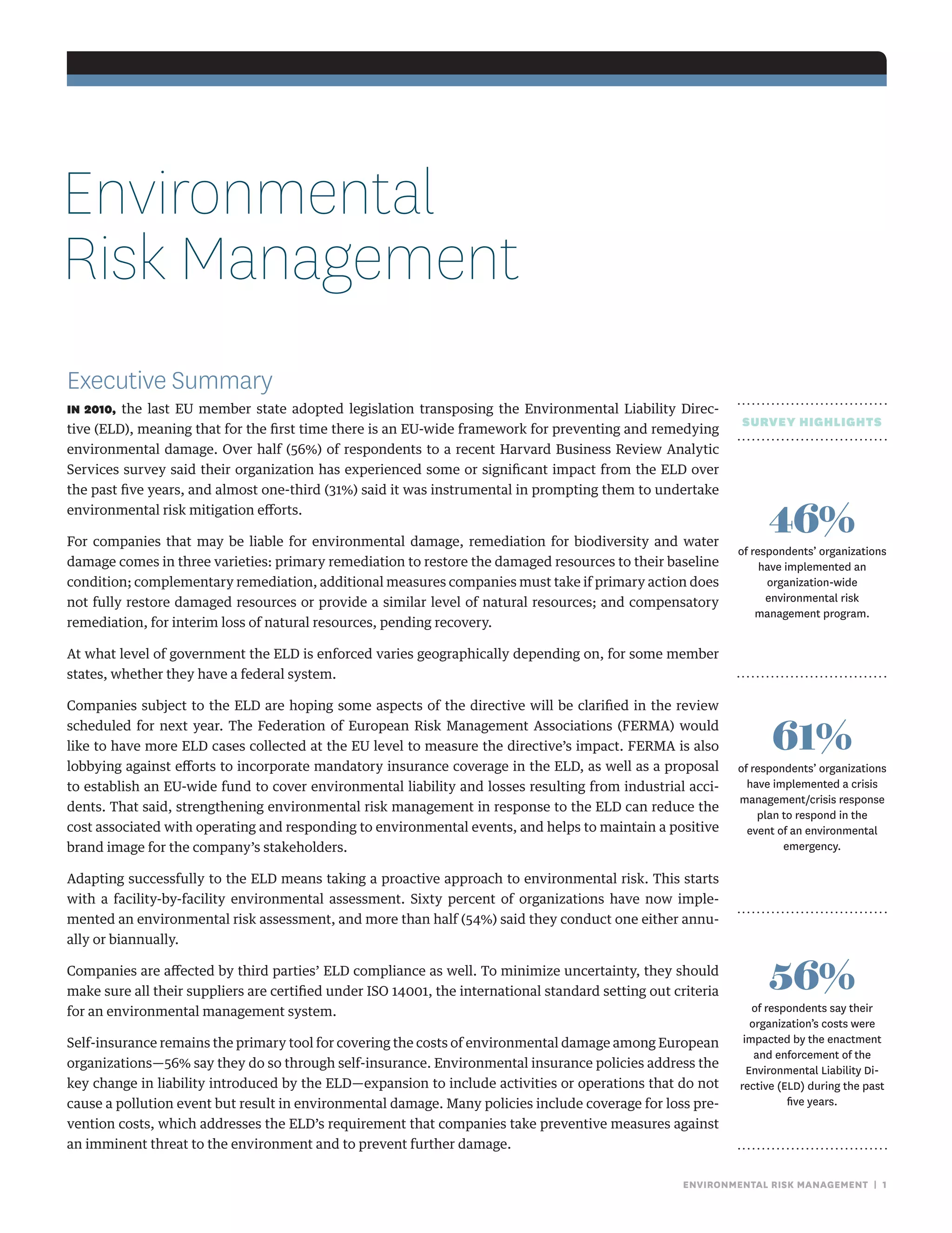 Guidelines On Environmental Risk Management – JENNKR