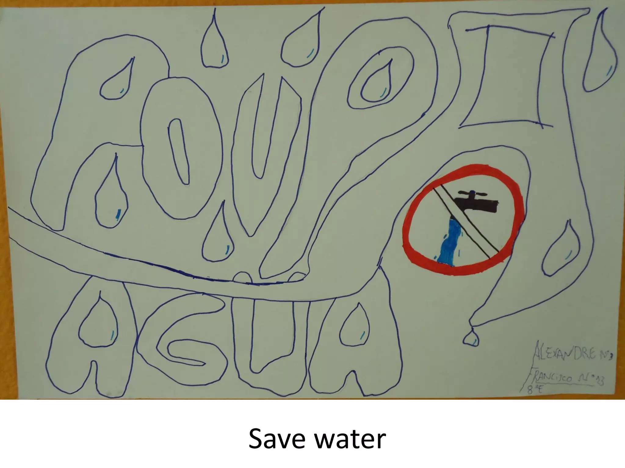 Save water
