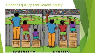 Gender Equality and Gender Equity
 