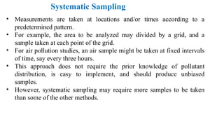 environmental sampling.pptx presentation | PPTX