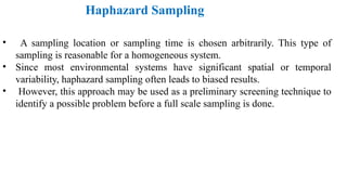 environmental sampling.pptx presentation | PPTX