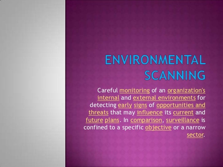 Environmental Scanning