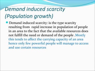Environmental scarcities and violent conflict presentation | PPT