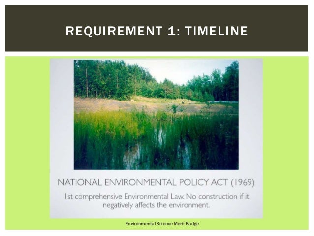 environmental science merit badge