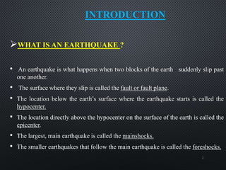 Earthquake Management Strategies | PPTX