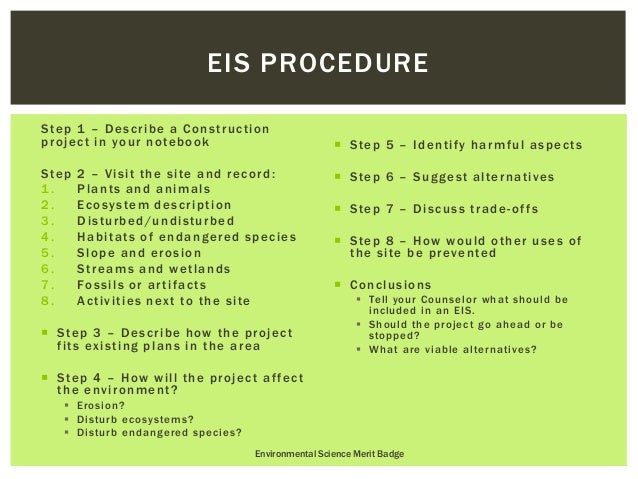 Environmental Science Merit Badge Boy Scouts by Joel Hebdon, Varsity