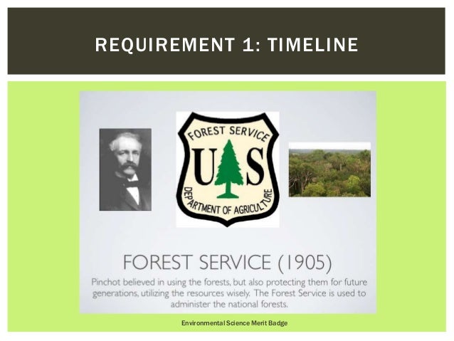 Environmental Science Merit Badge - requirement 1, 2, 3a and 3b