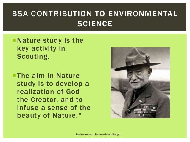 Environmental Science Merit Badge - requirement 1, 2, 3a and 3b